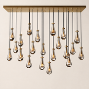 Aurelia Rain Linear Chandelier 72'W