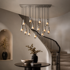 Aurelia Rain Linear Chandelier 54'W