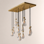 Aurelia Rain Linear Chandelier 54'W