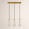 Aurelia Rain Linear Cord Chandelier 22'W