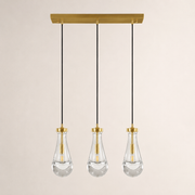 Aurelia Rain Linear Cord Chandelier 22'W