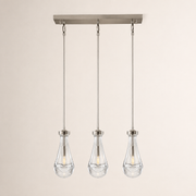 Aurelia Rain Linear Cord Chandelier 22'W
