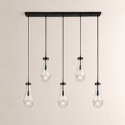 Aurelia Rain Linear Cord Chandelier 36'W