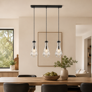 Aurelia Rain Linear Rod Chandelier 22'W