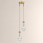 Aurelia Rain Rod Pendant Light 5"D
