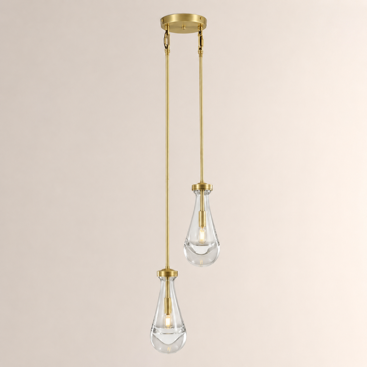 Aurelia Rain Rod Pendant Light 5"D
