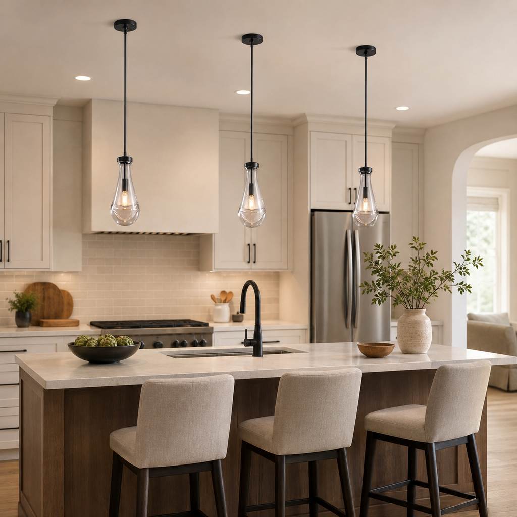 Aurelia Rain Rod Pendant Light