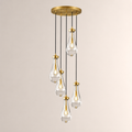 Aurelia Rain Round Chandelier 14"D