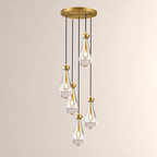 Aurelia Rain Round Chandelier 14"D