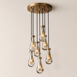Aurelia Rain Round Chandelier 18