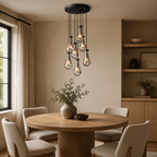 Aurelia Rain Round Chandelier 18"D