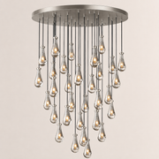 Aurelia Rain Round Chandelier 60“D