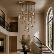 Aurelia Rain Round Chandelier 60“D
