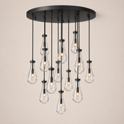 Aurelia Rain Round Chandelier 36“D