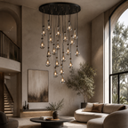 Aurelia Rain Round Chandelier 36“D