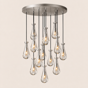 Aurelia Rain Round Chandelier 36“D