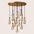 Aurelia Rain Round Chandelier 36“D