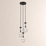 Aurelia Rain Round Cord Chandelier 8
