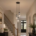 Aurelia Rain Round Cord Chandelier 8"D