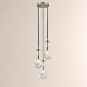 Aurelia Rain Round Cord Chandelier 8