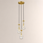 Aurelia Rain Round Cord Chandelier 8"D