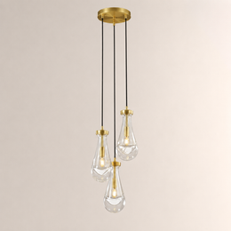 Aurelia Rain Round Cord Chandelier 8