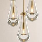 Aurelia Rain Round Cord Chandelier 8"D