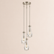 Aurelia Rain Round Rod Chandelier 8