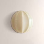 Maren Clamshell Ribbed Opal Glass Wall Sconce