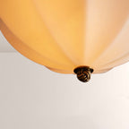 Maren Ribbed Opal Glass Flush Mount Ceiling Light 15.2"W