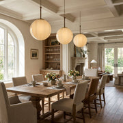 Maren Ribbed Opal Glass Pendant Light 12