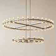 Avelune LED Round Two Tier Chandelier 60