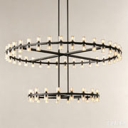 Avelune LED Round Two Tier Chandelier 60