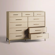 Avindra Eleven-Drawer Dresser — BONE