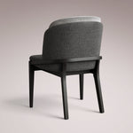 Molena Dining Chair — BELLANO CHARCOAL / VESUVIO BLACK
