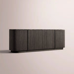 Ethoria Emperador Sideboard — BLACK OAK-BLACK MARBLE / 84