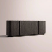 Ethoria Emperador Sideboard — BLACK OAK-BLACK MARBLE / 84
