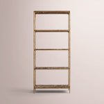 Caloria Marble shelving — BROWN MARBLE-BRASS / 28