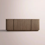 Ethoria Emperador Sideboard — BROWN OAK-BROWN MARBLE / 60