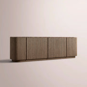 Ethoria Emperador Sideboard — BROWN OAK-BROWN MARBLE / 96