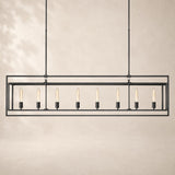 Breckton Glass Rectangular Chandelier 72