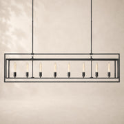 Breckton Glass Rectangular Chandelier 72
