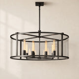 Breckton Glass Round Chandelier 33