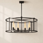 Breckton Glass Round Chandelier 33