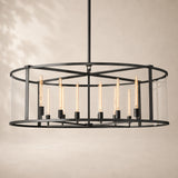 Breckton Glass Round Chandelier 44