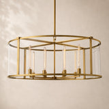 Breckton Glass Round Chandelier 44
