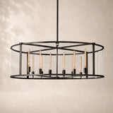 Breckton Glass Round Chandelier 55