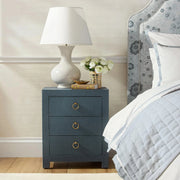 Dravena 3-Drawer Nightstand — INDIGO
