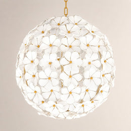 Bellavita Bloom Floral Glass Pendant Light 24“D
