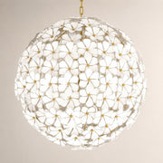 Bellavita Bloom Floral Glass Pendant Light 32“D